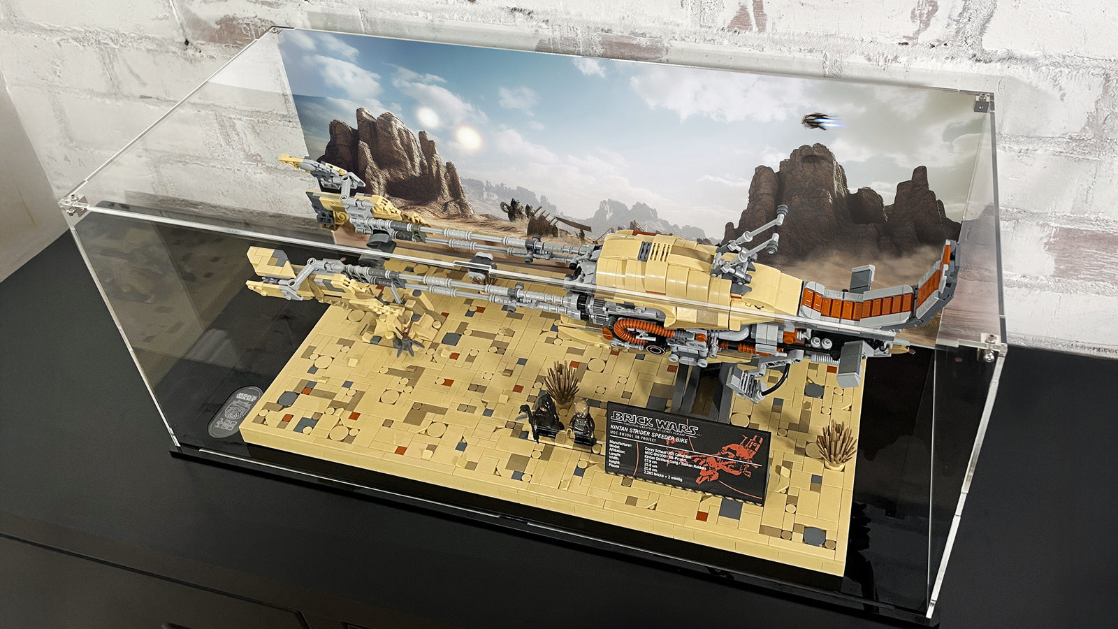 Display Cases: Kintan Strider Speeder Bike | BrickWars.net Star Wars ...