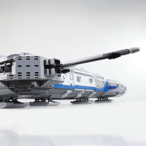 Close up of the laser canon. 