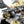 Close-up details of the Kintan Strider Speeder Bike engine built with LEGO® bricks showing mechanical components of speeder bike. 