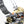 Rear view of Kintan Strider Speeder bike with close-up of engine thrusters built with LEGO® bricks showing mechanical engine parts on a white background.