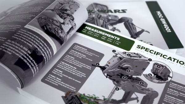 Limited Edition Print Instructions AT-ST All Terrain Scout Transport Print Manuals