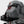 Extreme close-up of the front of MOC-Hunter's helmet built with LEGO® bricks. 