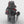 Rear view of MOC-Hunter from the Bad Batch buildable figures series facing right showing his backpacks and holding knives build with LEGO® bricks. 